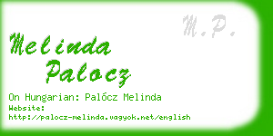 melinda palocz business card
